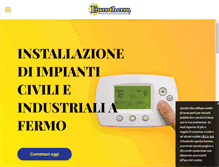 Tablet Screenshot of eurotherm-srl.com